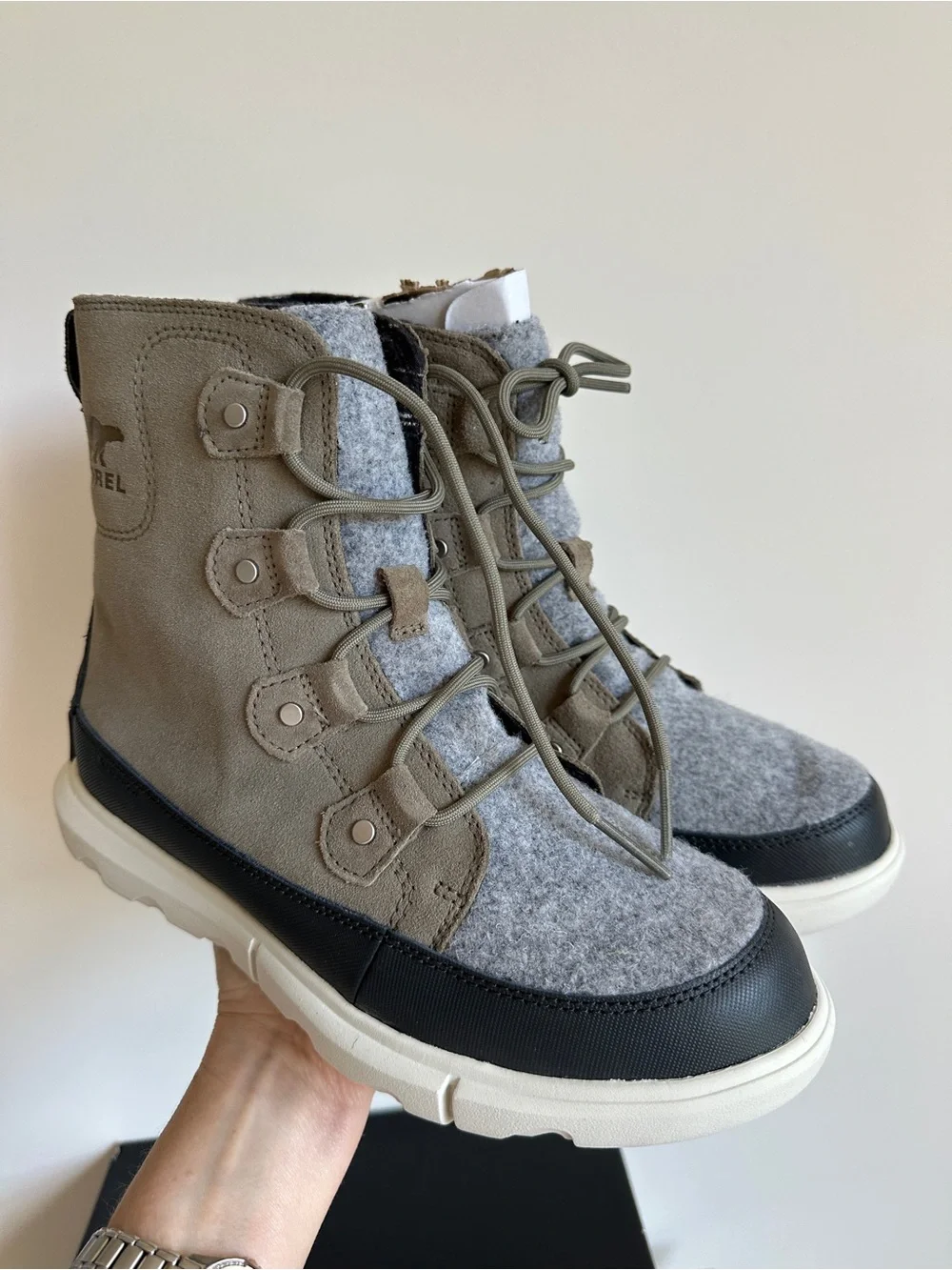 Sorel Explorer II Joan Winter Boots Felt Waterproof Insulated Size 9 New in Box